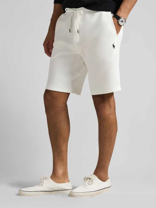 Zdjęcie produktu Szorty dresowe z mieszanki bawełny, krój regular fit Polo Ralph Lauren Biały