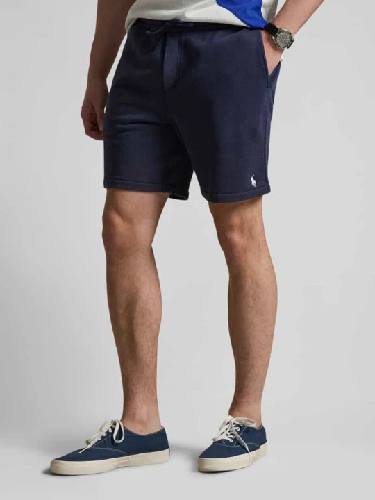 Zdjęcie produktu Szorty dresowe z mieszanki bawełny, krój regular fit Polo Ralph Lauren Granatowy
