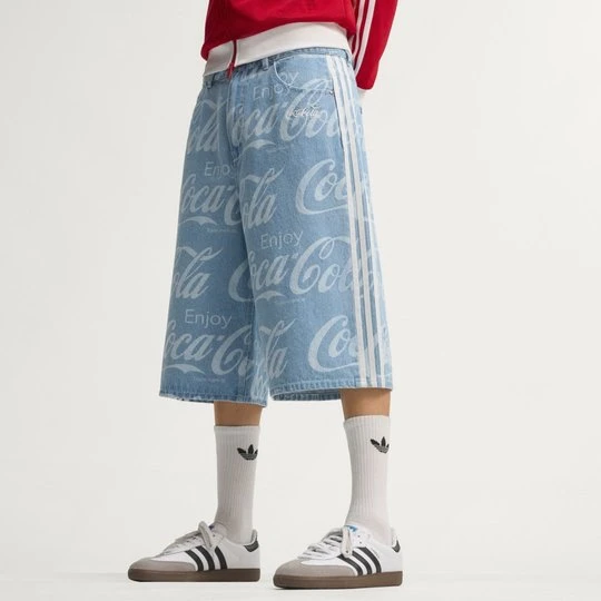 Zdjęcie produktu Szorty dżinsowe adidas x Coca-Cola Classic Sport Indigo Denim