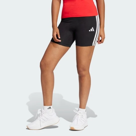 Zdjęcie produktu Szorty Essentials 3-Stripes High Waisted Biker Adidas