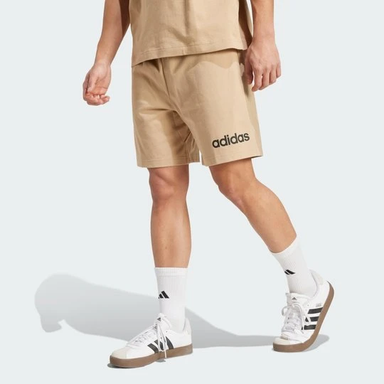 Zdjęcie produktu Szorty Essentials Linear Single Jersey Adidas brązowy