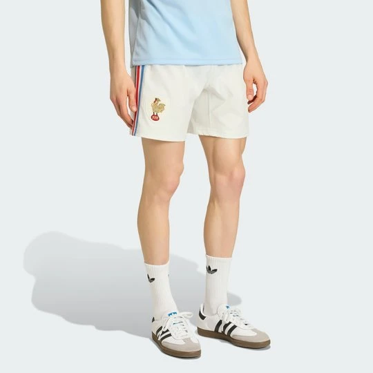 Zdjęcie produktu Szorty Francja Rugby 120 Years Crunch Replica Adidas Off White