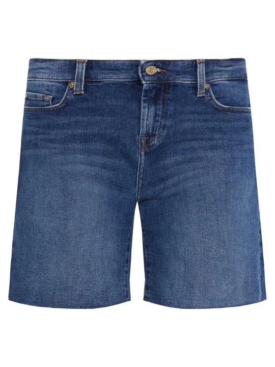 Zdjęcie produktu Szorty jeansowe 7 For All Mankind granatowy