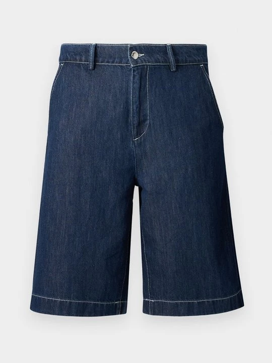Zdjęcie produktu Szorty jeansowe 7 For All Mankind granatowy