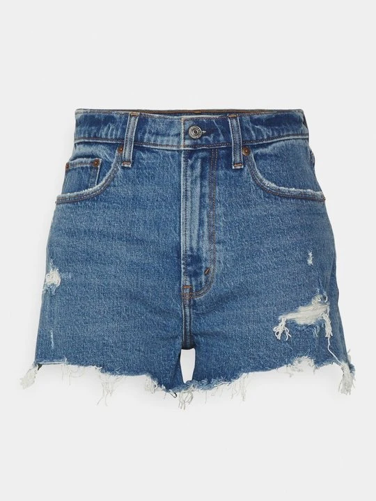 Zdjęcie produktu Szorty jeansowe Abercrombie & Fitch niebieski denim
