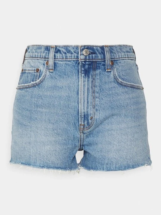 Zdjęcie produktu Szorty jeansowe Abercrombie & Fitch jasnoniebieski denim
