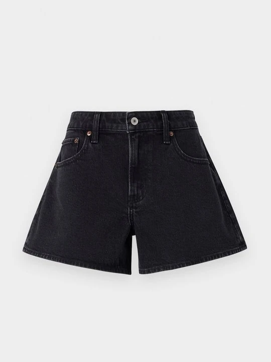 Zdjęcie produktu Szorty jeansowe Abercrombie & Fitch czarny