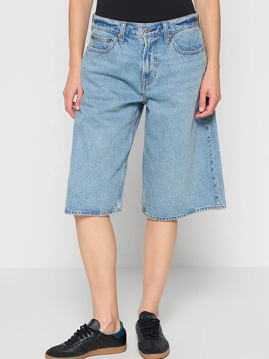Zdjęcie produktu Szorty jeansowe Abercrombie & Fitch jasnoniebieski