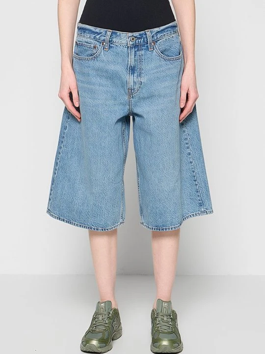 Zdjęcie produktu Szorty jeansowe Abercrombie & Fitch niebieski