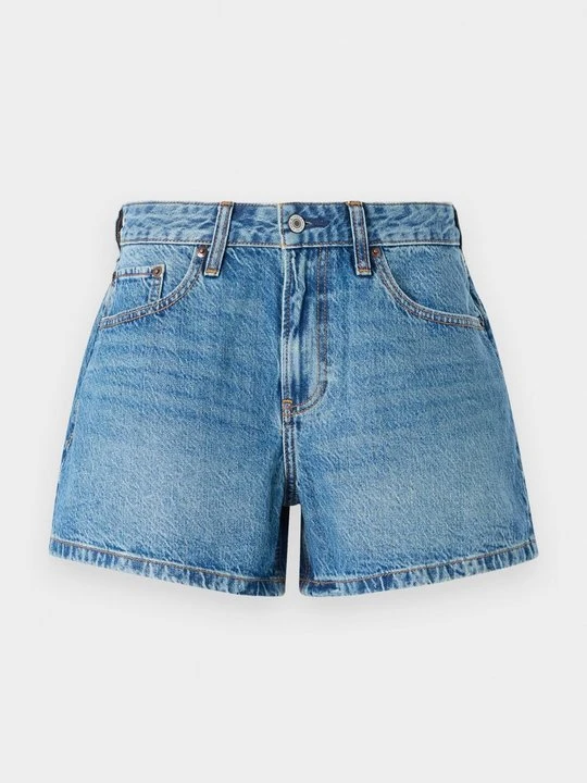 Zdjęcie produktu Szorty jeansowe Abercrombie & Fitch niebieski denim