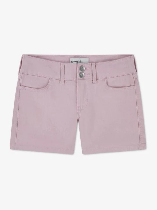 Zdjęcie produktu Szorty jeansowe Abercrombie & Fitch jasnoróżowy