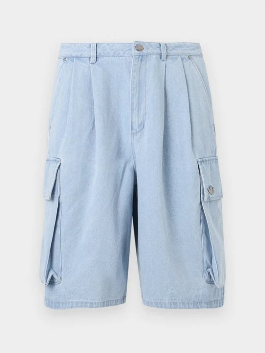 Zdjęcie produktu Szorty jeansowe adidas Originals jasnoniebieski