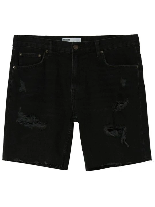 Zdjęcie produktu Szorty jeansowe Bershka czarny