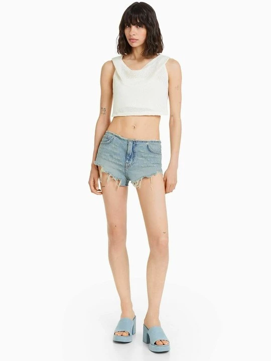 Zdjęcie produktu Szorty jeansowe Bershka
