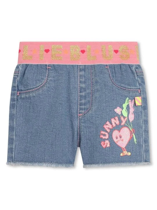 Zdjęcie produktu Szorty jeansowe Billieblush niebieski