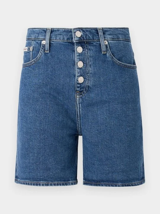 Zdjęcie produktu Szorty jeansowe Calvin Klein Jeans ciemnoniebieski