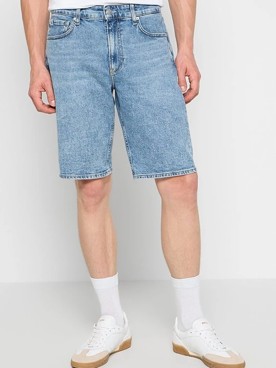Zdjęcie produktu Szorty jeansowe Calvin Klein Jeans jasnoniebieski denim