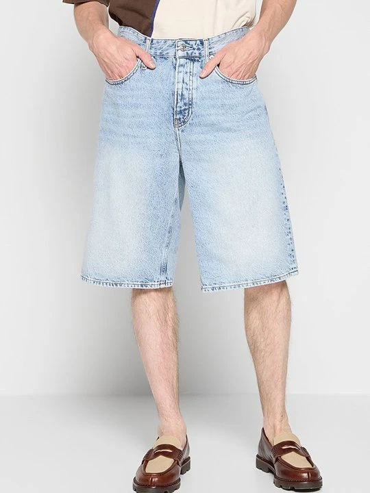 Zdjęcie produktu Szorty jeansowe Calvin Klein Jeans niebieski
