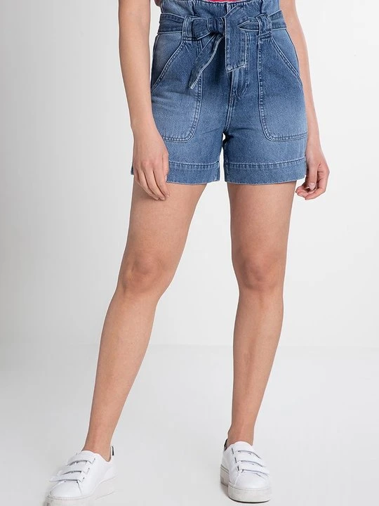 Zdjęcie produktu Szorty jeansowe CLAUDIE PIERLOT niebieski