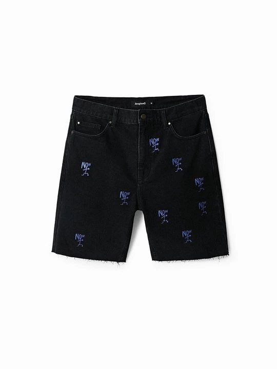 Zdjęcie produktu Szorty jeansowe Desigual granatowy