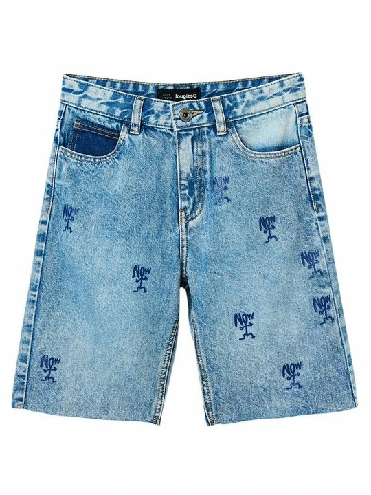 Zdjęcie produktu Szorty jeansowe Desigual niebieski