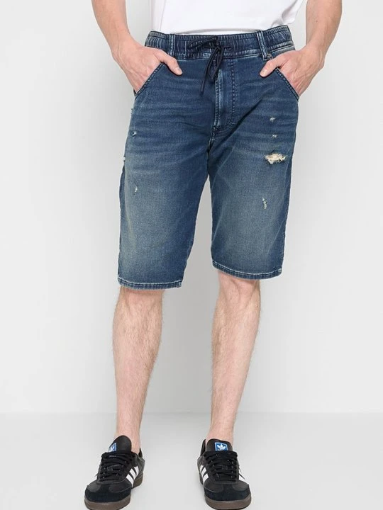 Zdjęcie produktu Szorty jeansowe Diesel niebieski denim