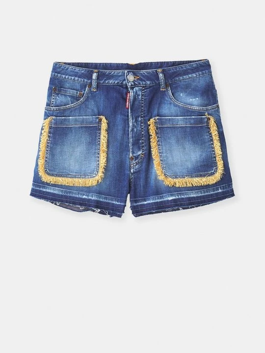 Zdjęcie produktu Szorty jeansowe Dsquared2 niebieski denim