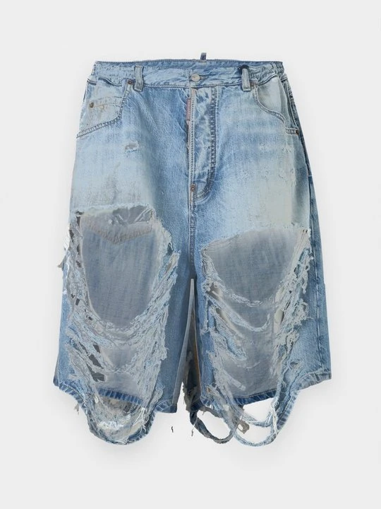 Zdjęcie produktu Szorty jeansowe Dsquared2 granatowy