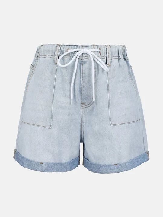Zdjęcie produktu Szorty jeansowe Even&Odd By Zalando jasnoniebieski denim