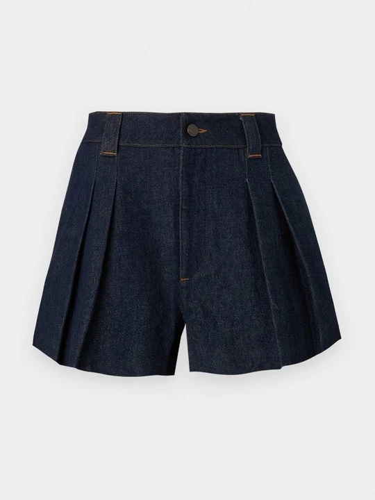 Zdjęcie produktu Szorty jeansowe Frame ciemnoniebieski