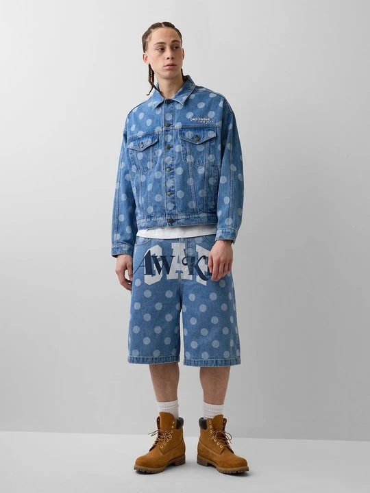 Zdjęcie produktu Szorty jeansowe GAP jasnoniebieski denim
