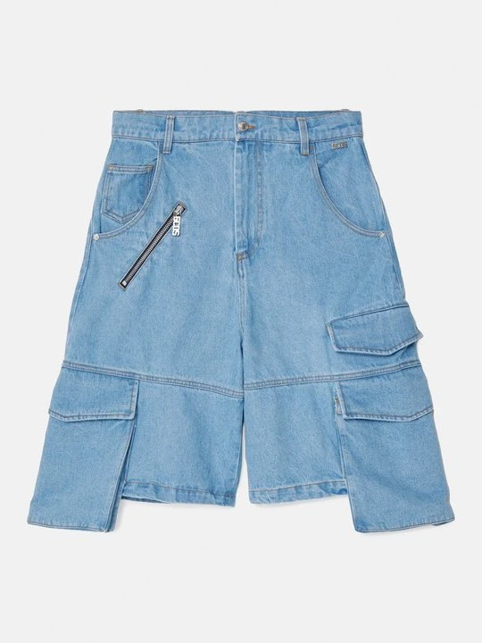 Zdjęcie produktu Szorty jeansowe GCDS jasnoniebieski denim