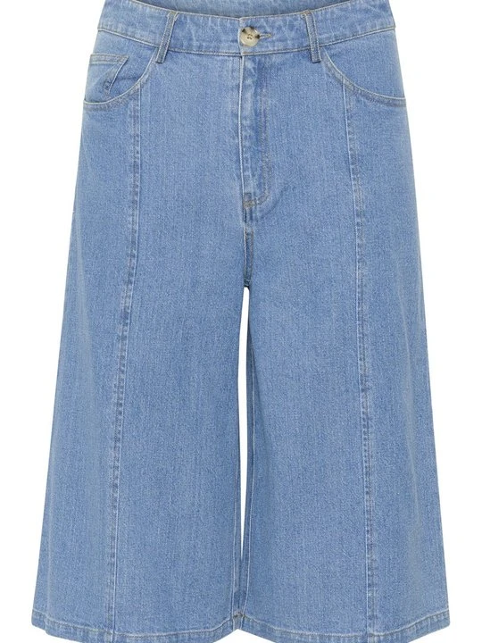 Zdjęcie produktu Szorty jeansowe Gestuz niebieski denim