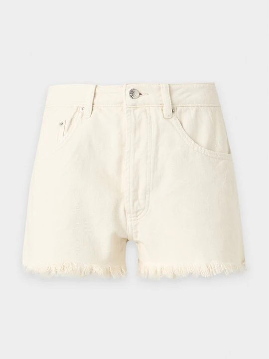 Zdjęcie produktu Szorty jeansowe Gina Tricot mleczny
