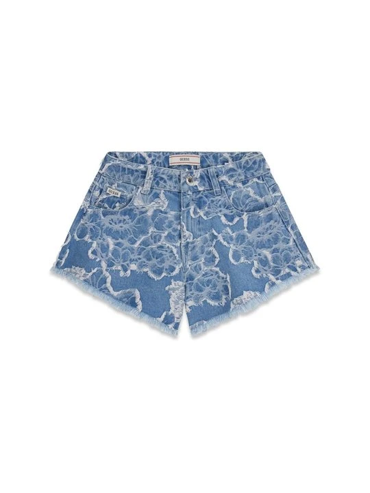 Zdjęcie produktu Szorty jeansowe Guess jasnoniebieski denim