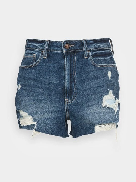 Zdjęcie produktu Szorty jeansowe Hollister Co. ciemnoniebieski