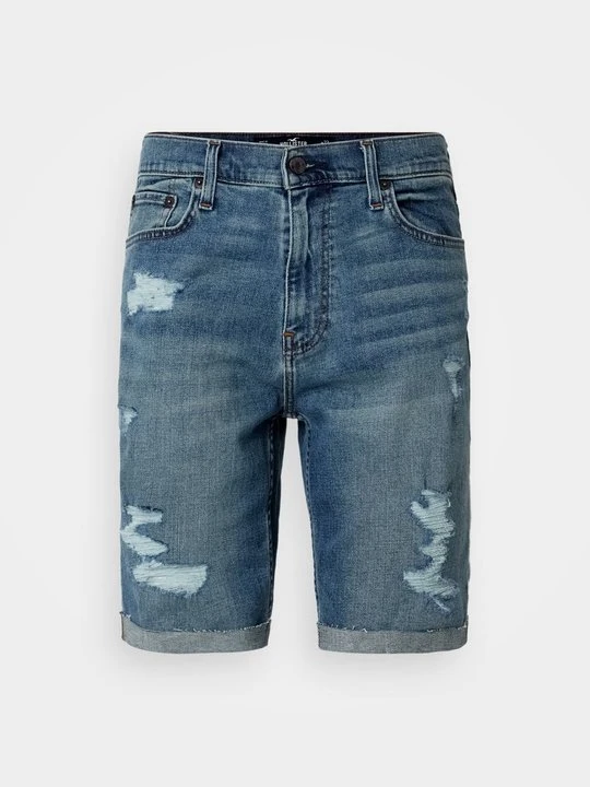 Zdjęcie produktu Szorty jeansowe Hollister Co. niebieski denim