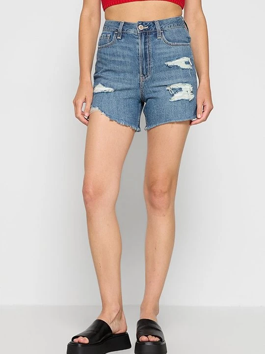 Zdjęcie produktu Szorty jeansowe Hollister Co. niebieski