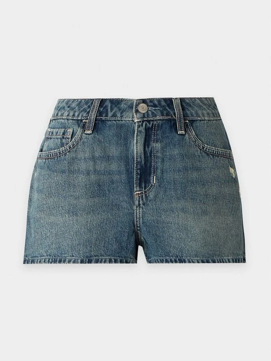 Zdjęcie produktu Szorty jeansowe Hollister Co. ciemnoniebieski