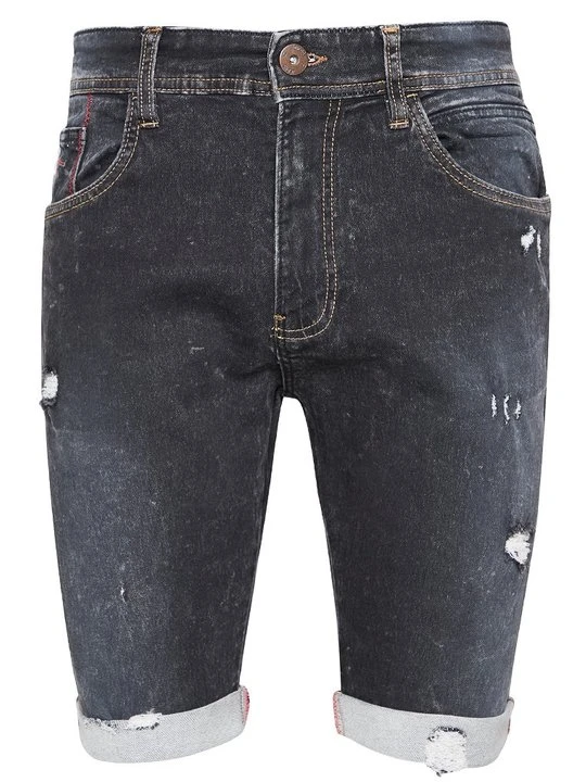 Zdjęcie produktu Szorty jeansowe INDICODE ciemnoszary