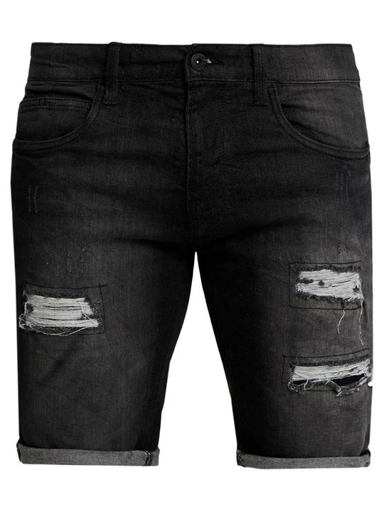 Zdjęcie produktu Szorty jeansowe INDICODE czarny