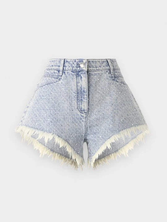 Zdjęcie produktu Szorty jeansowe IRO jasnoniebieski denim