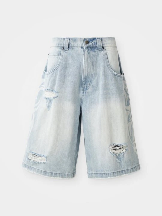 Zdjęcie produktu Szorty jeansowe Jaded London niebieski denim