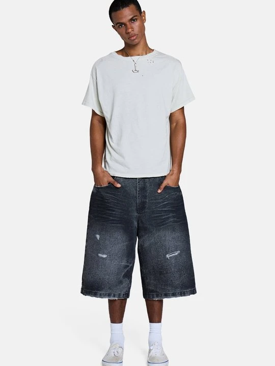 Zdjęcie produktu Szorty jeansowe Jaded London czarny