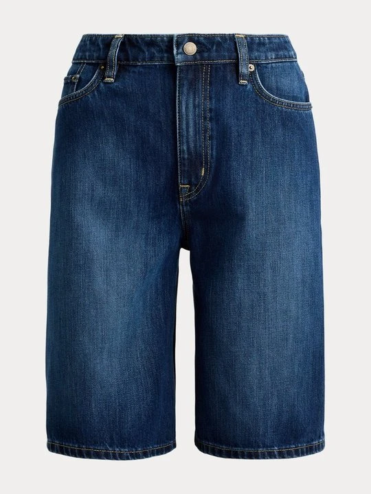 Zdjęcie produktu Szorty jeansowe Lauren Ralph Lauren ciemnoniebieski