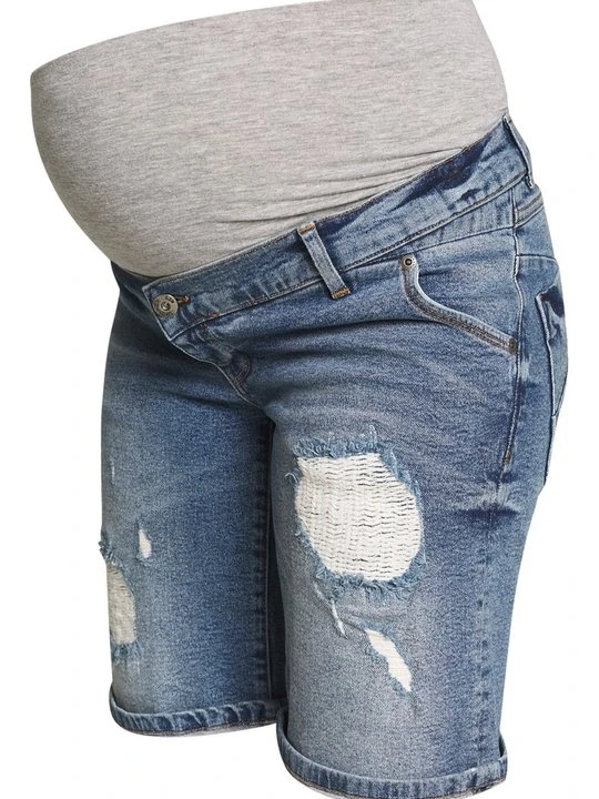 Zdjęcie produktu Szorty jeansowe Love2wait jasnoniebieski denim