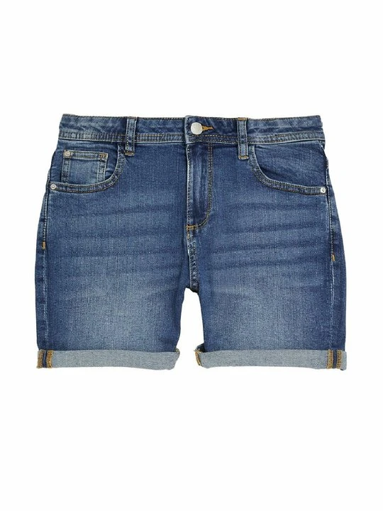 Zdjęcie produktu Szorty jeansowe Marks & Spencer niebieski denim