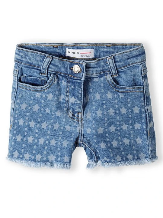 Zdjęcie produktu Szorty jeansowe MINOTI jasnoniebieski denim