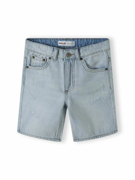 Zdjęcie produktu Szorty jeansowe MINOTI jasnoniebieski denim