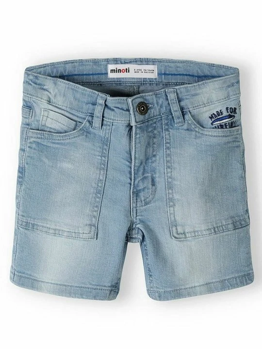 Zdjęcie produktu Szorty jeansowe MINOTI jasnoniebieski denim
